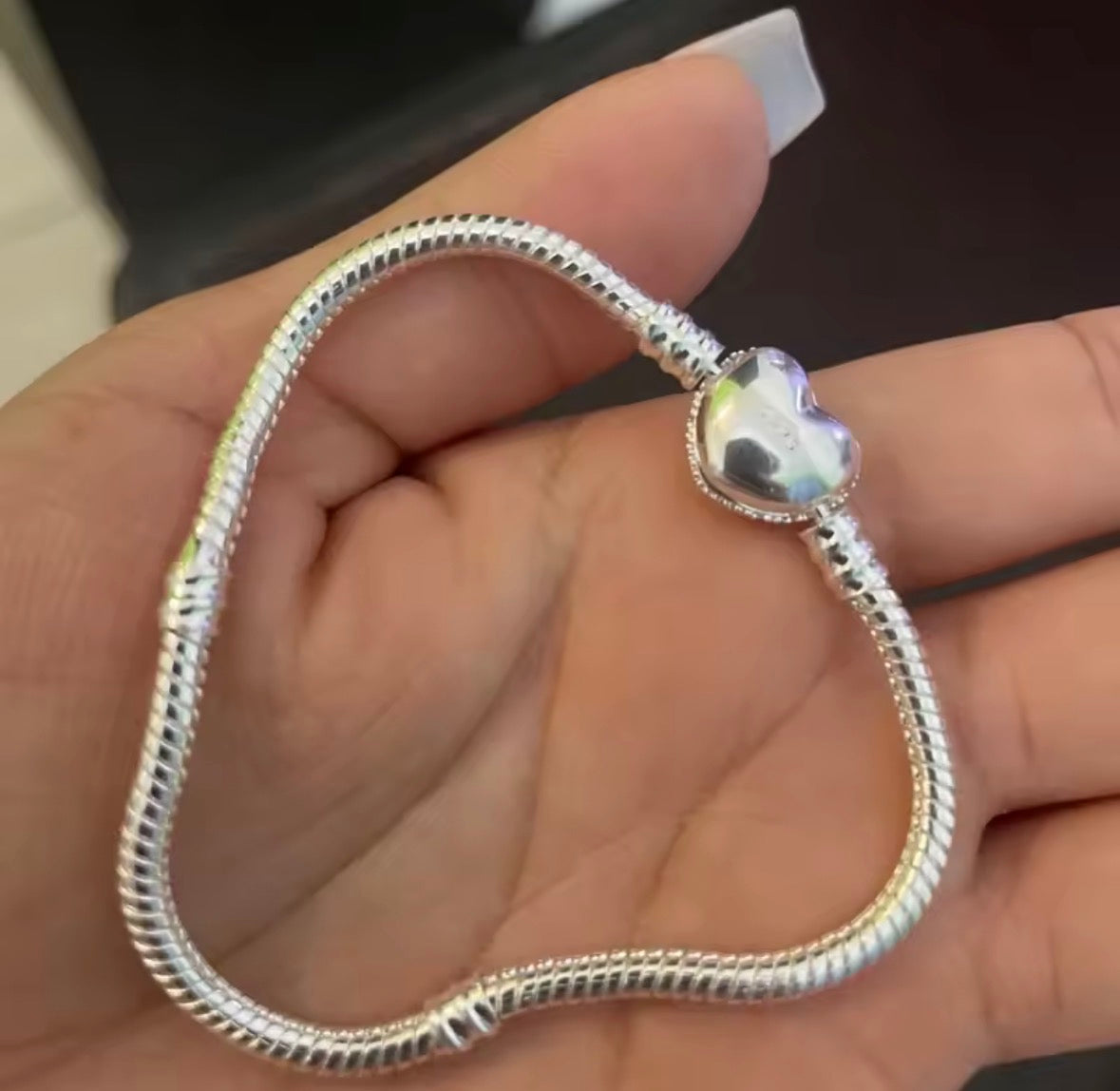 925 Sterling Silver Snake Chain Bracelet
