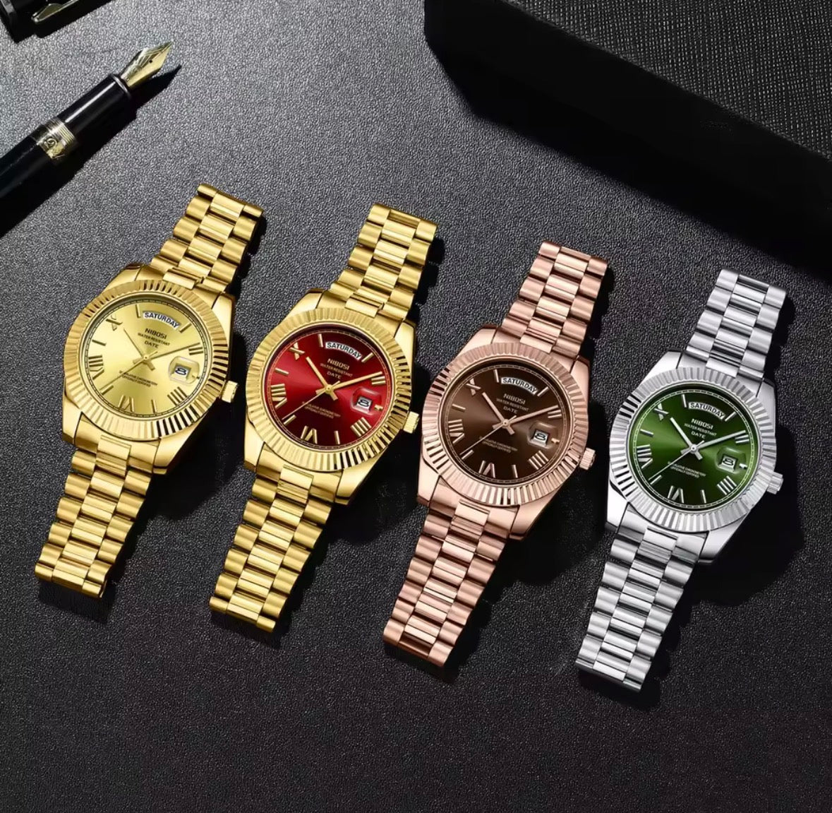 NIBOSI Men’s Luxury Quartz Watch