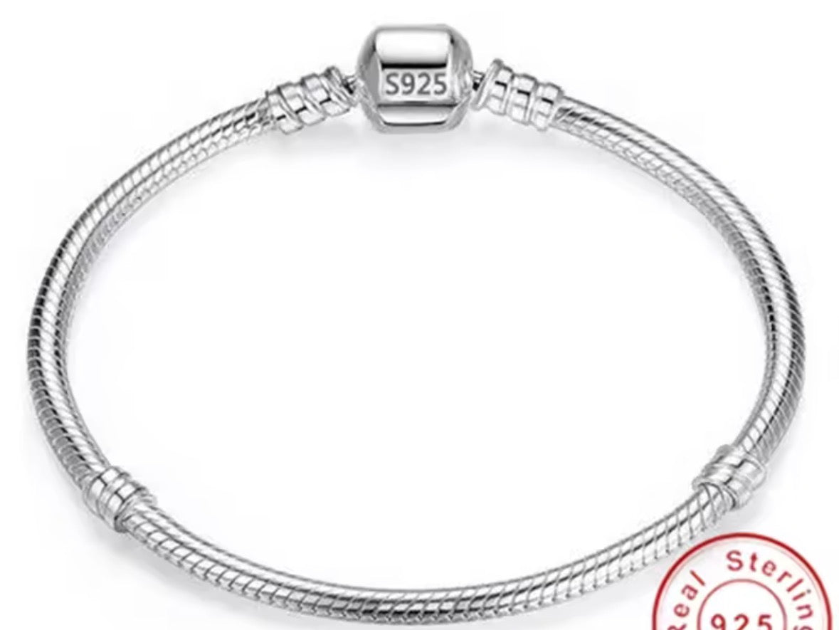 925 Sterling Silver Snake Chain Bracelet