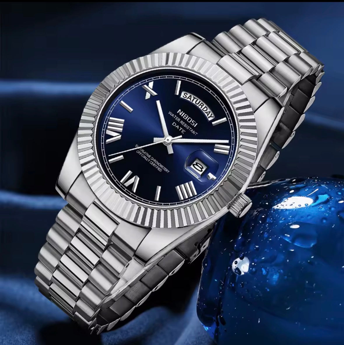 NIBOSI Men’s Luxury Quartz Watch