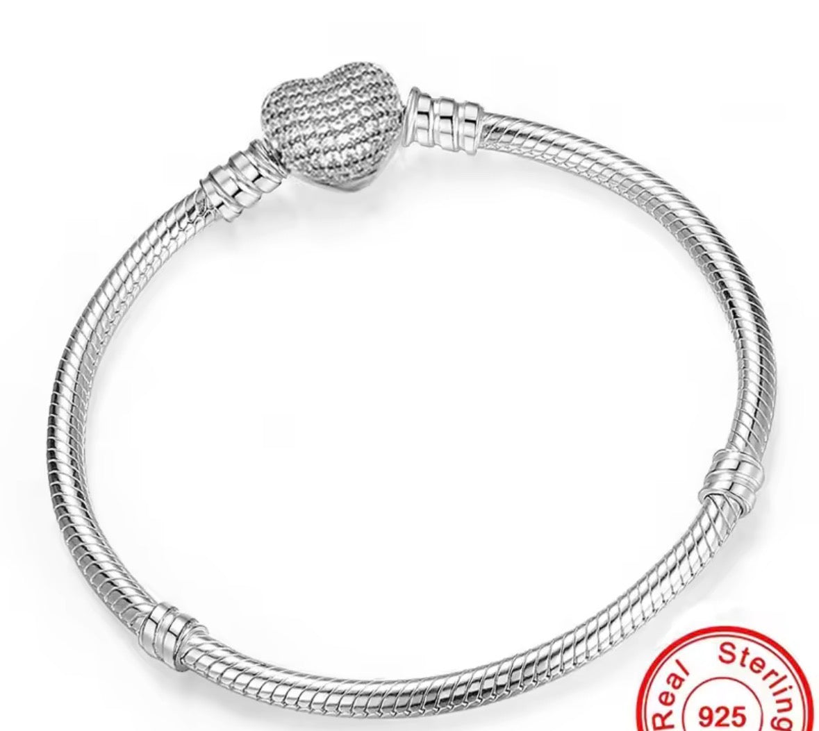 925 Sterling Silver Snake Chain Bracelet