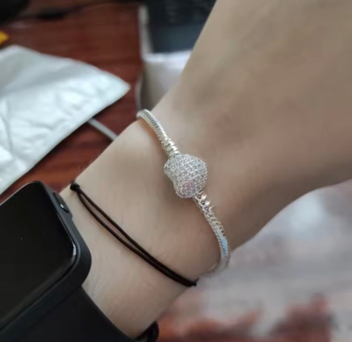 925 Sterling Silver Snake Chain Bracelet